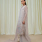 3 Piece - Embroidered Organza Suit