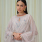 3 Piece - Embroidered Organza Suit