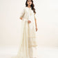 3 Piece - Embroidered Raw Silk Suit