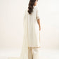 3 Piece - Embroidered Raw Silk Suit