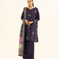 3 Piece - Embroidered Raw Silk Suit