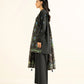 3 Piece - Embroidered Raw Silk Suit
