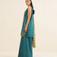 3 Piece - Embroidered Raw Silk Suit