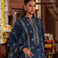 3 Piece - Embroidered Raw Silk Suit