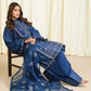 3 Piece - Embroidered Raw Silk Suit