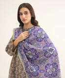 3 Piece - Printed Khaddar Suit