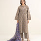 3 Piece - Printed Khaddar Suit