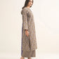 3 Piece - Printed Khaddar Suit