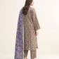 3 Piece - Printed Khaddar Suit