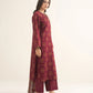3 Piece - Printed Khaddar Suit