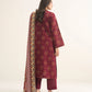 3 Piece - Printed Khaddar Suit