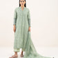 3 Piece - Printed Cotton Suit