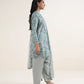 3 Piece - Printed Cotton Suit