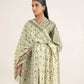 3 Piece - Printed Cotton Suit
