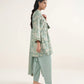 3 Piece - Printed Cotton Suit