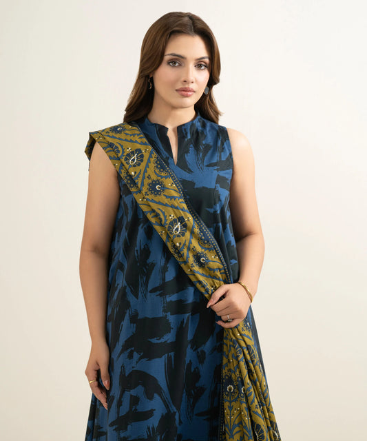 3 Piece - Printed Lawn Suit