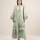 3 Piece - Printed Zari Lawn Suit