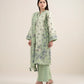 3 Piece - Printed Zari Lawn Suit