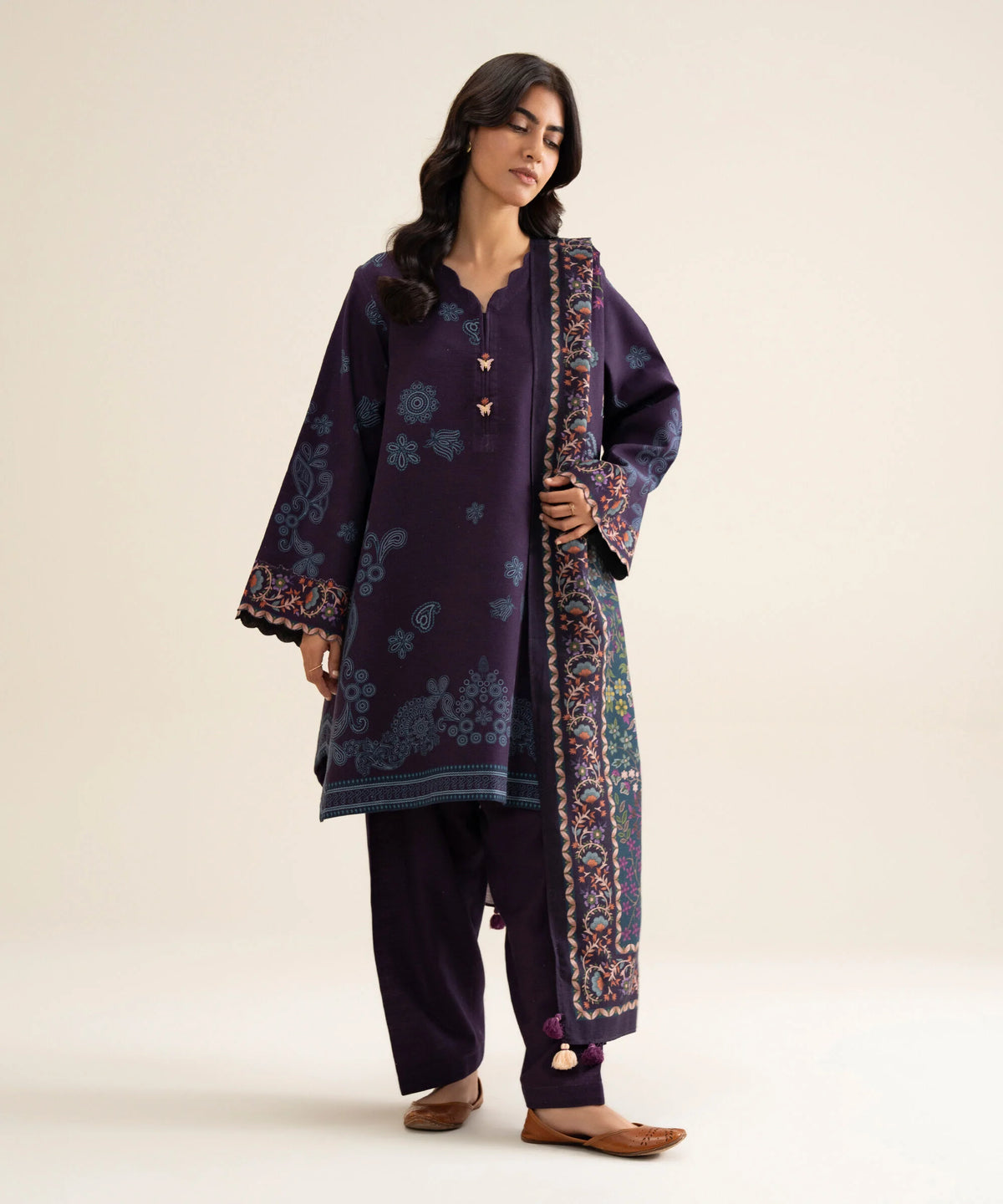 3 Piece - Printed Lawn Suit