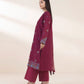 3 Piece - Embroidered Dobby Suit