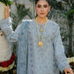 3 Piece - Embroidered Cotton Jacquard Suit