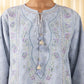 3 Piece - Embroidered Cotton Jacquard Suit