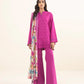 3 Piece - Embroidered Cambric Suit