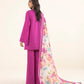 3 Piece - Embroidered Cambric Suit