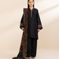 3 Piece - Embroidered Khaddar Suit