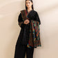 3 Piece - Embroidered Khaddar Suit