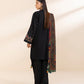 3 Piece - Embroidered Khaddar Suit