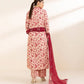 3 Piece - Embroidered Cotton Suit