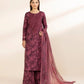 3 Piece - Embroidered Cotton Suit