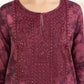 3 Piece - Embroidered Cotton Suit