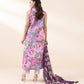3 Piece - Embroidered Cotton Suit