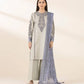 3 Piece - Embroidered Zari Lawn Suit