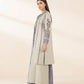 3 Piece - Embroidered Zari Lawn Suit