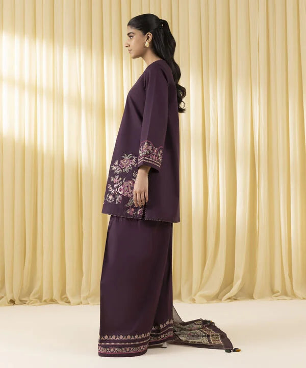 3 Piece - Embroidered Lawn Suit