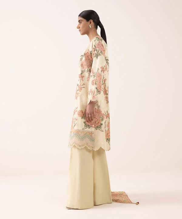 3 Piece - Embroidered Lawn Suit