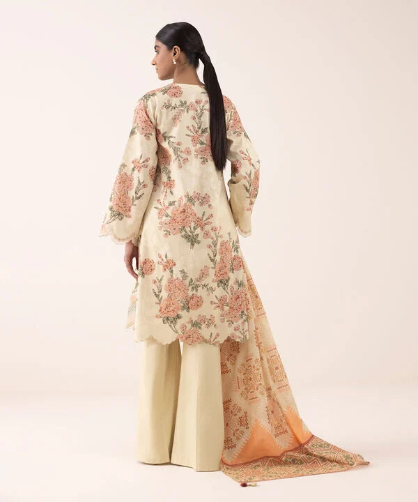 3 Piece - Embroidered Lawn Suit