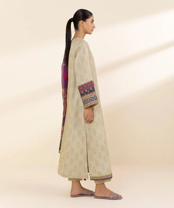 3 Piece - Embroidered Lawn Suit