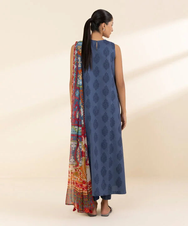 3 Piece - Embroidered Lawn Suit