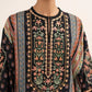 3 Piece - Embroidered Arabic Lawn Suit