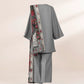 3 Piece - Embroidered Khaddar Suit