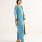 3 Piece - Embroidered Khaddar Suit