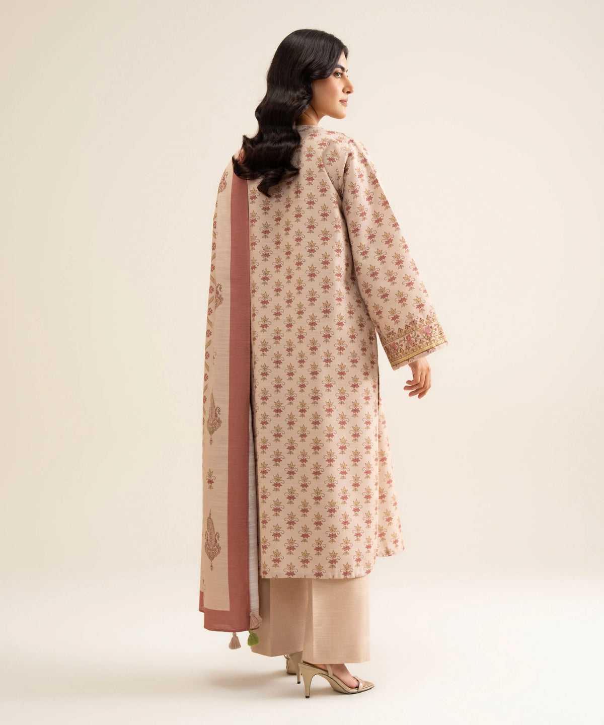 3 Piece - Embroidered Premium Khaddar Suit