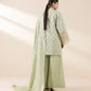 3 Piece - Embroidered Jacquard Suit