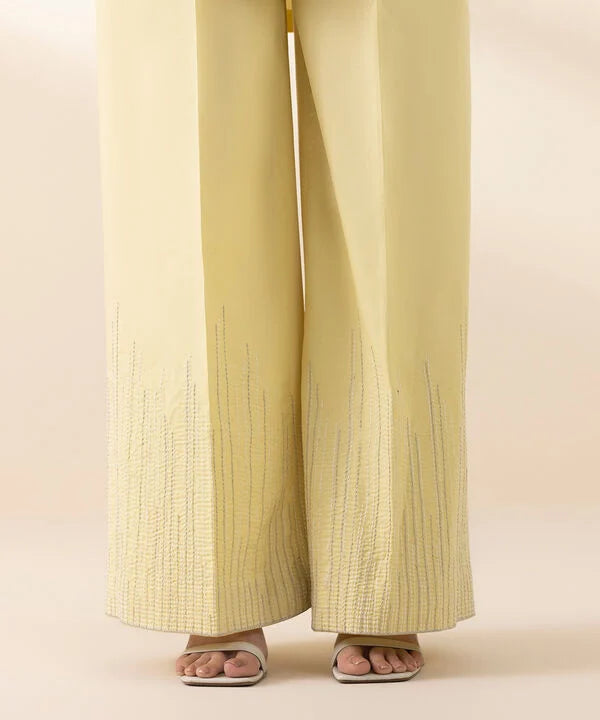 3 Piece - Embroidered Jacquard Suit