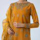 3 Piece - Embroidered Dobby Suit