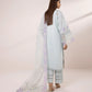 3 Piece - Embroidered Cambric Suit
